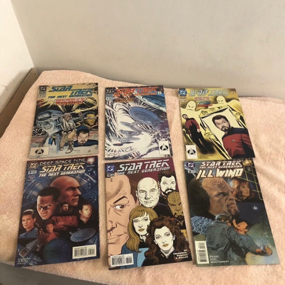 1990’s Lot of 6 Star Trek The Next Generation Comic Books